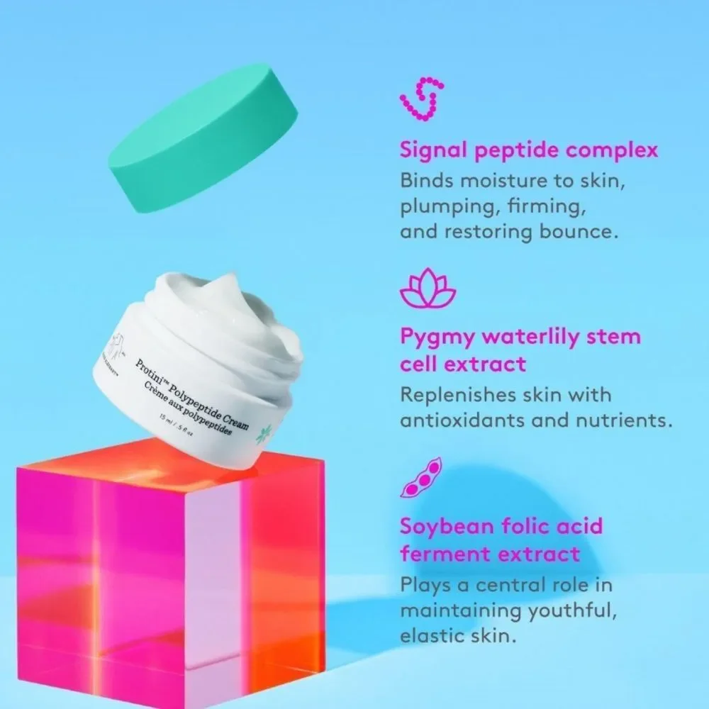 $13❤️‍🔥 Drunk Elephant 🐘 Protini Polypeptide Cream Mini Travel Moisturizer NEW